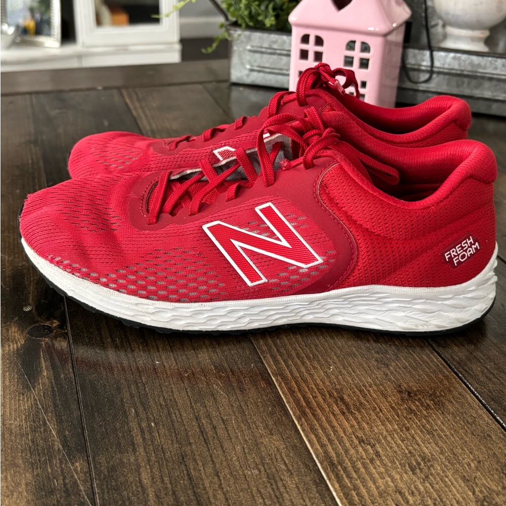 New Balance Red Fresh Foam Sneakers